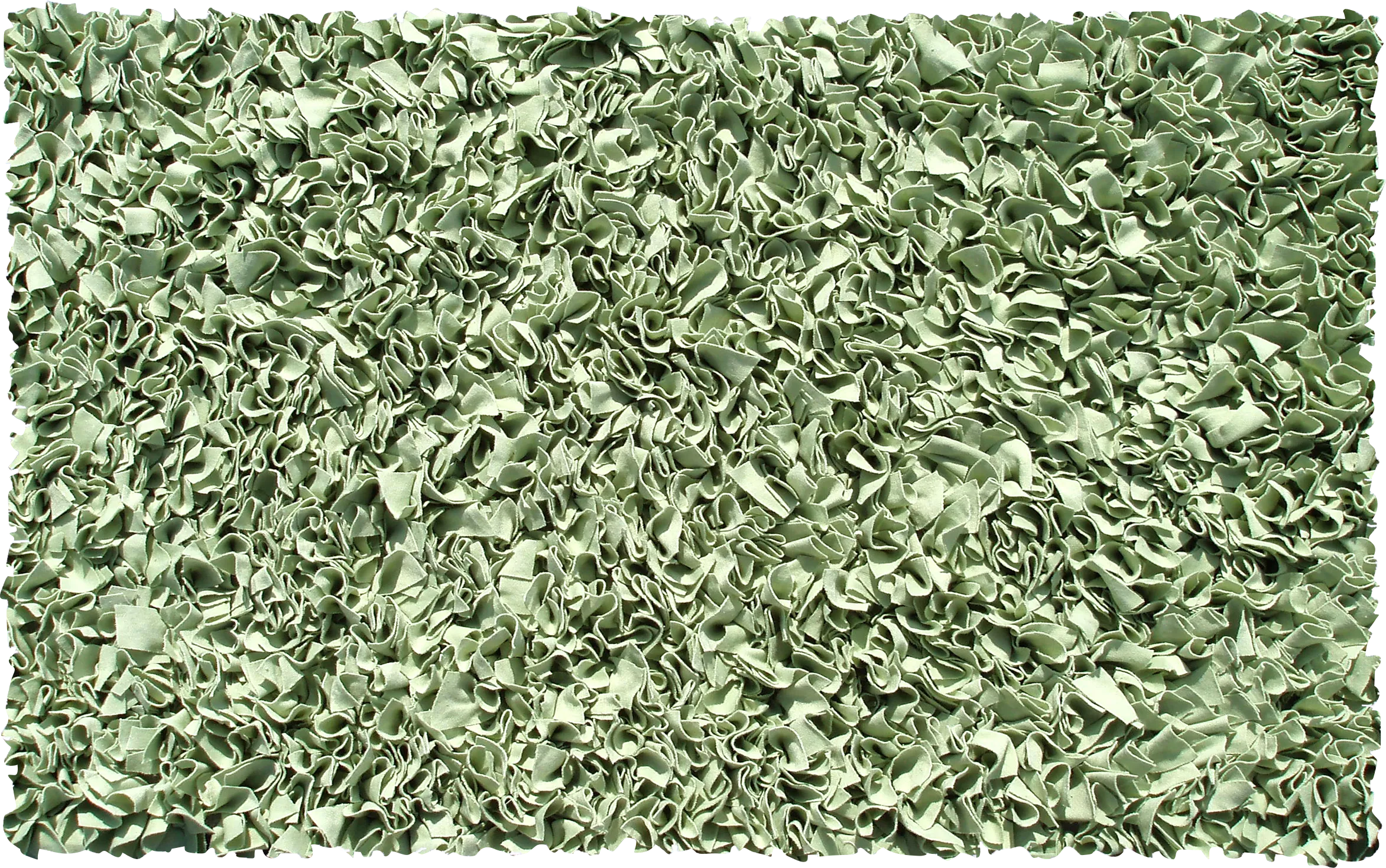 Kids Fuzzy Clouds Sage 4'7 x 7'7 Rug - Thumbnail - Image 1