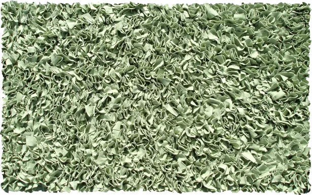 Kids Fuzzy Clouds Sage 4'7 x 7'7 Rug