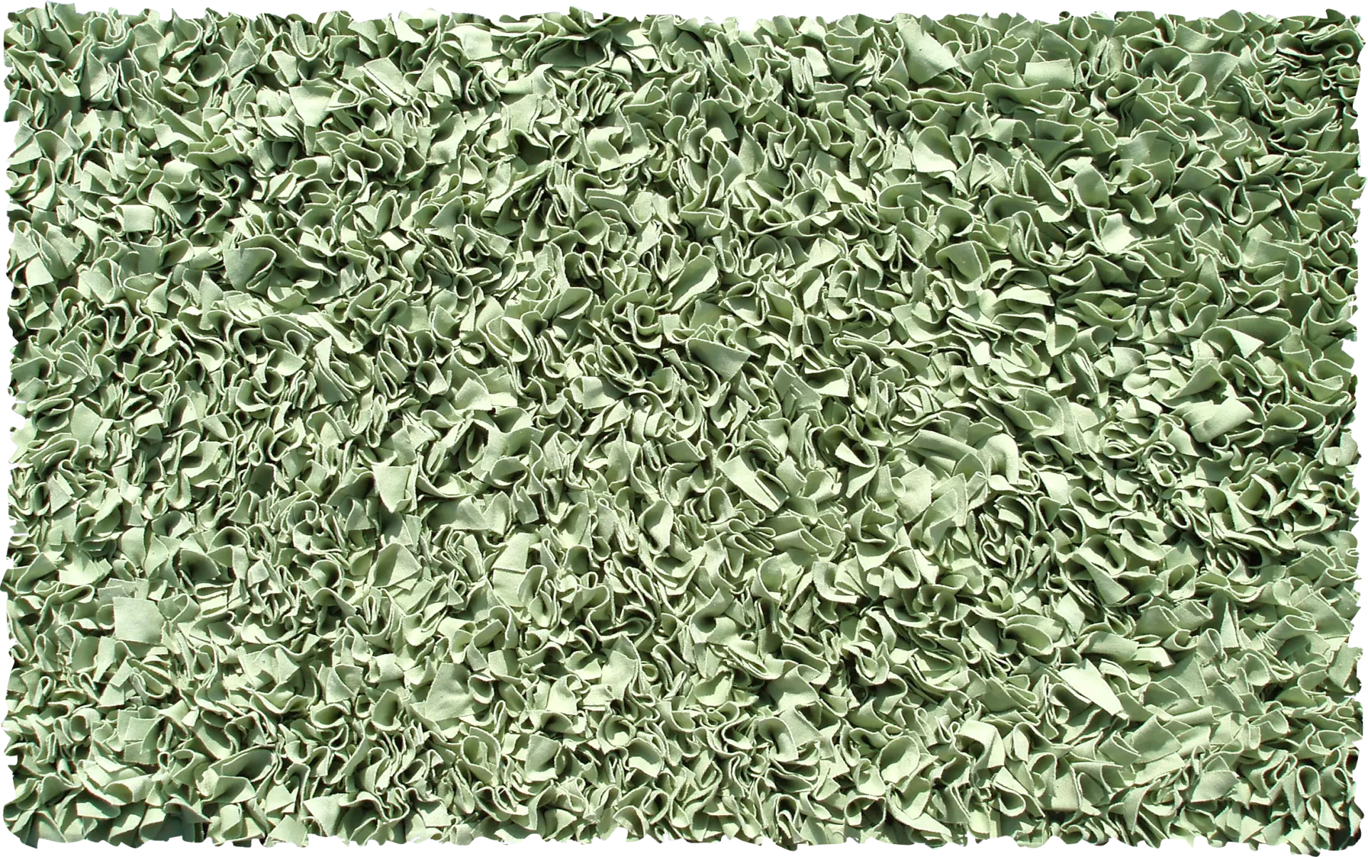Kids Fuzzy Clouds Sage 2'8 x 4'8 Rug - Image 1