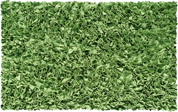 Kids Fuzzy Clouds Lime 4'7 x 7'7 Rug