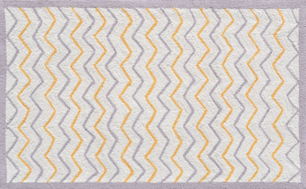 Kids Albinia White 4'7 x 7'7 Rug