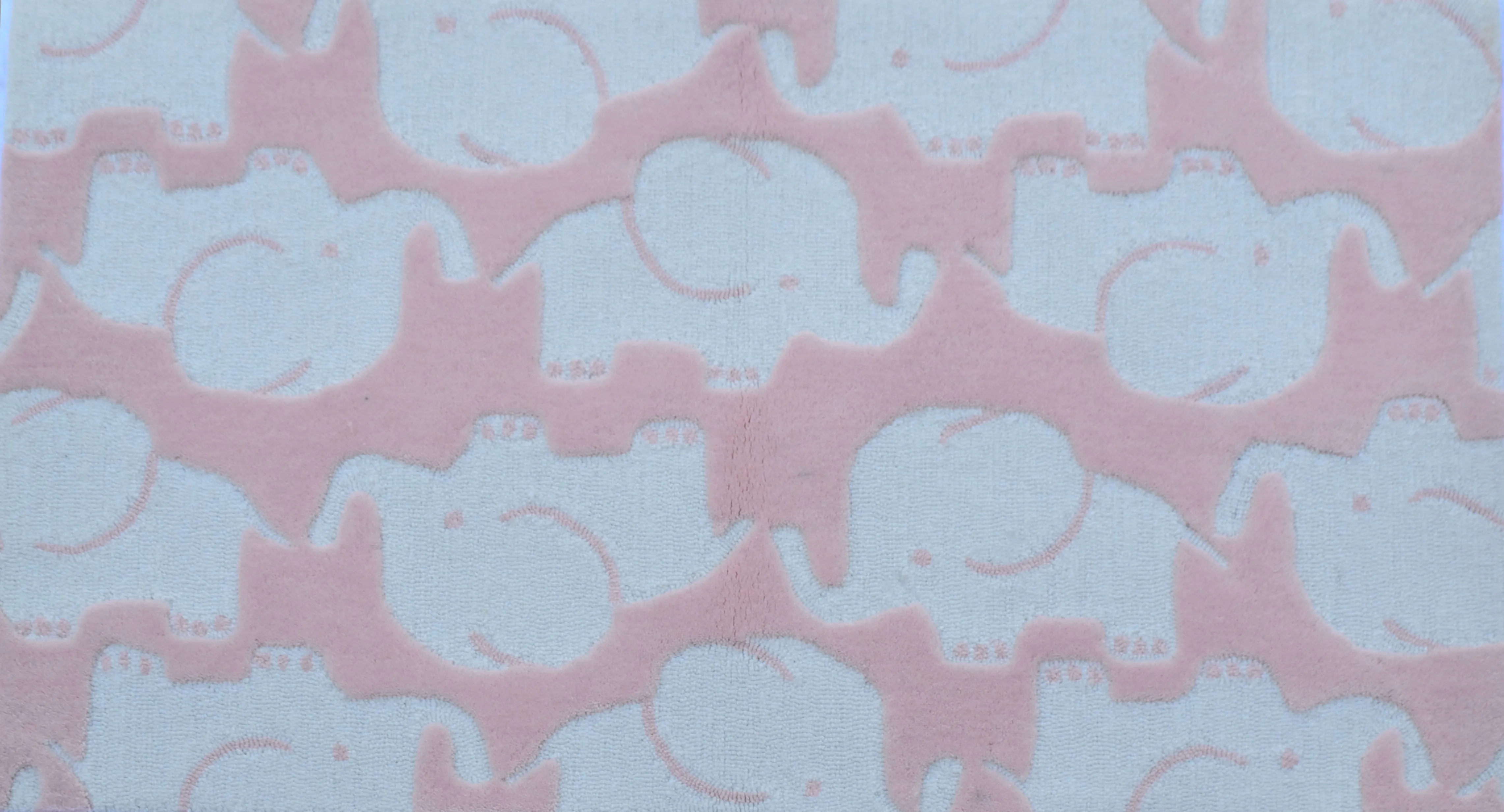 Kids Elephant Dance Pink 2'8 x 4'8 Rug - Thumbnail - Image 1