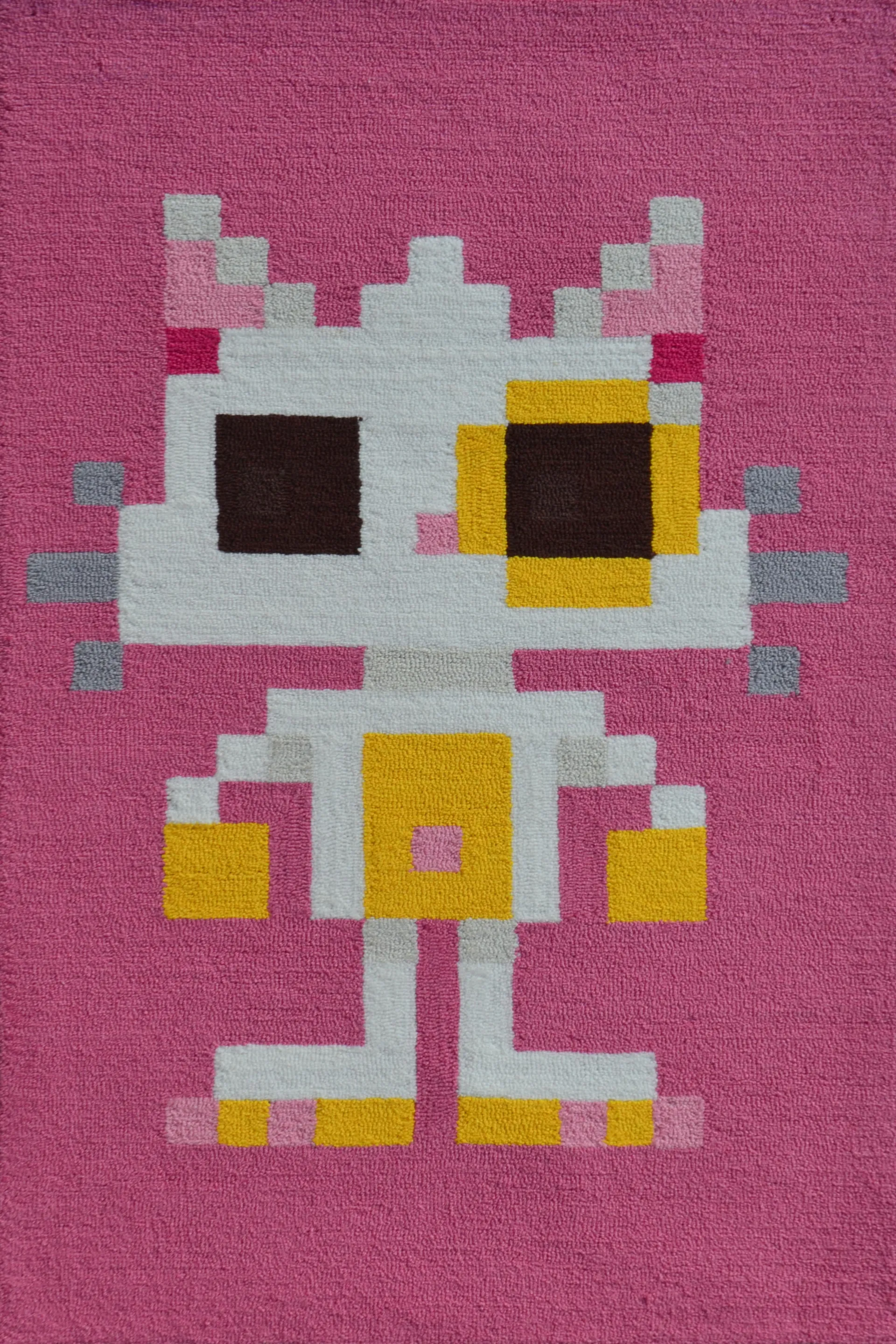 Kids Pixy Cat Pink 2'8 x 4'8 Rug - Image 1