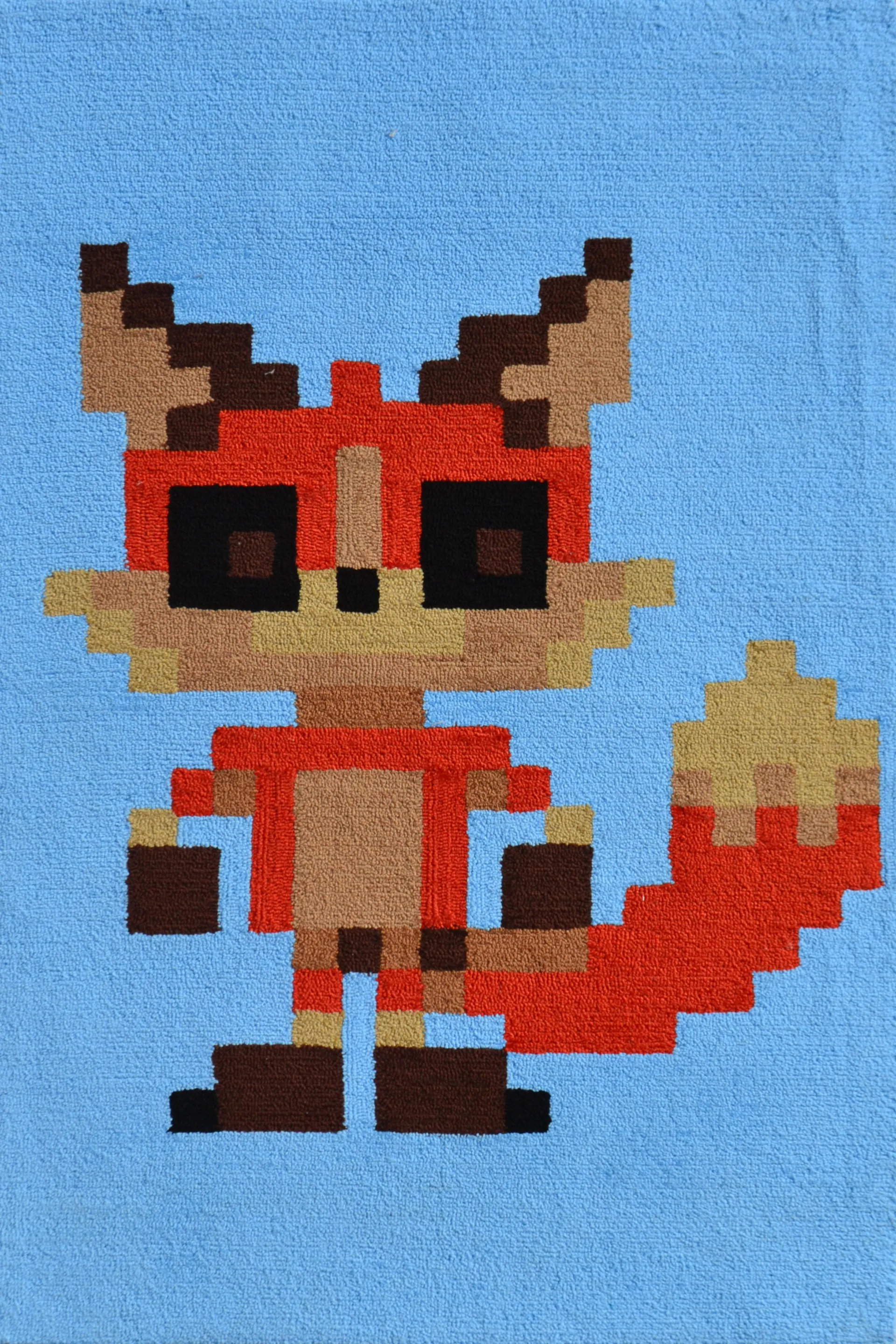 Kids Pixy Fox Blue 2'8 x 4'8 Rug - Image 1