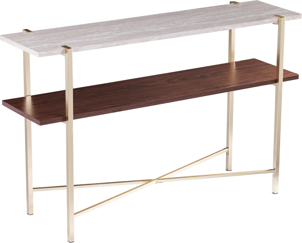 Journeyville White Sofa Table