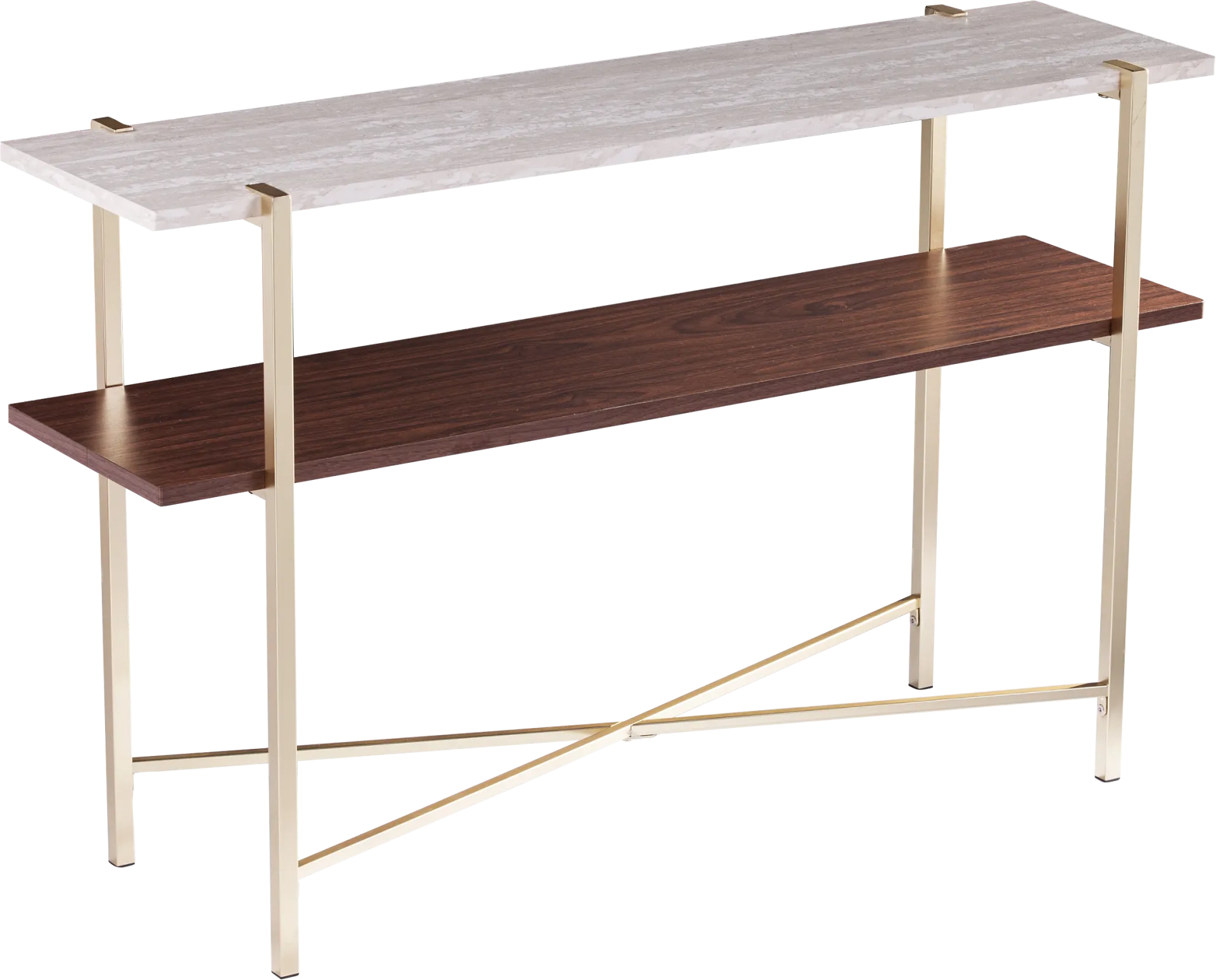 Journeyville White Sofa Table - Image 1