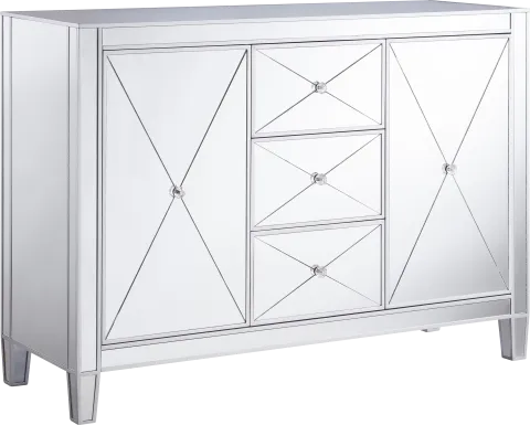 Harrisglen Silver Large Accent Cabinet