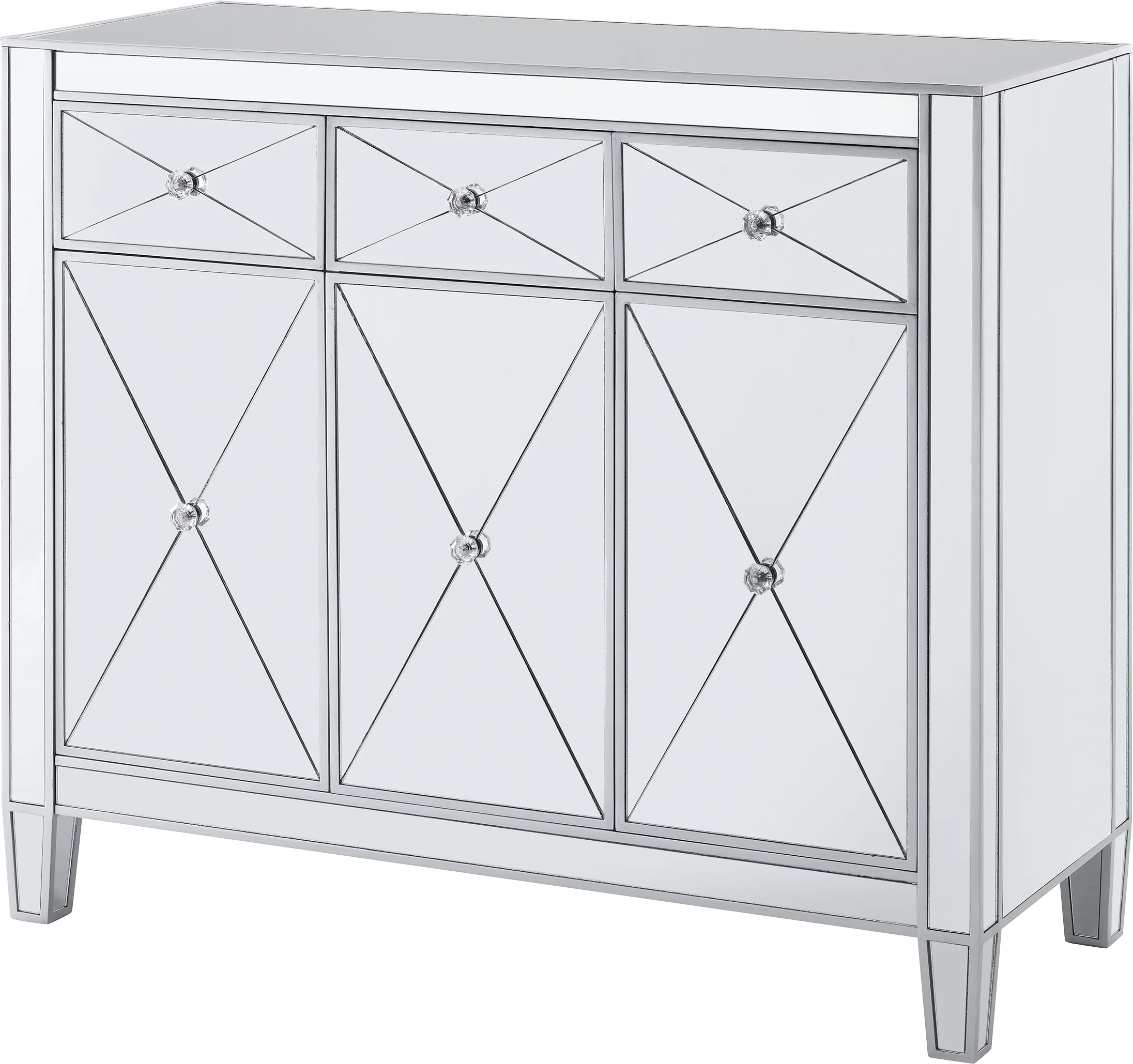 Harrisglen Silver Accent Cabinet - Thumbnail - Image 1