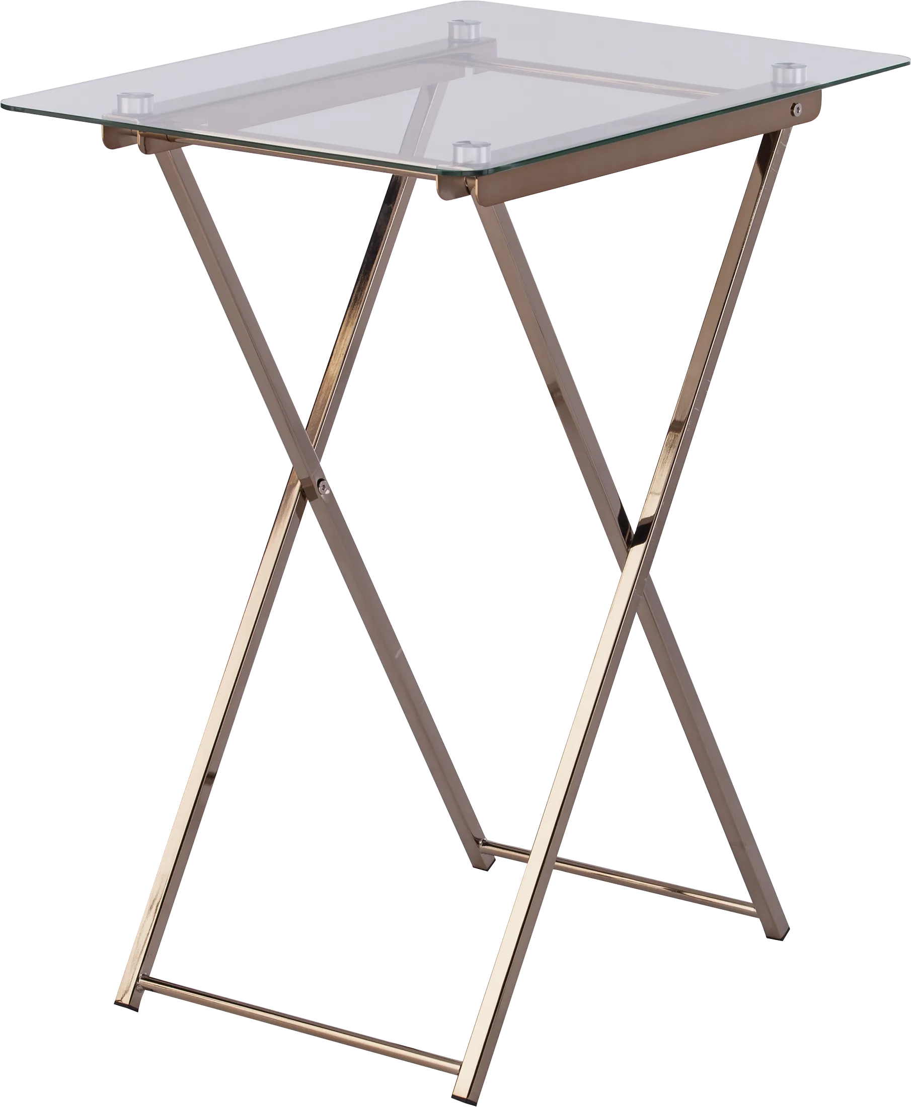 Gentillylane Champagne Accent Table - Image 1