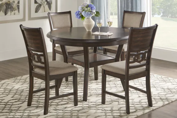 Brookgate Brown Cherry Round Dining Table