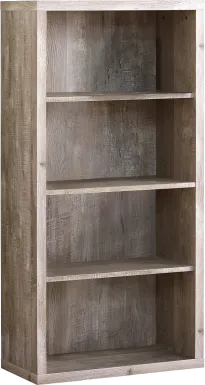 Laureston Taupe Bookcase