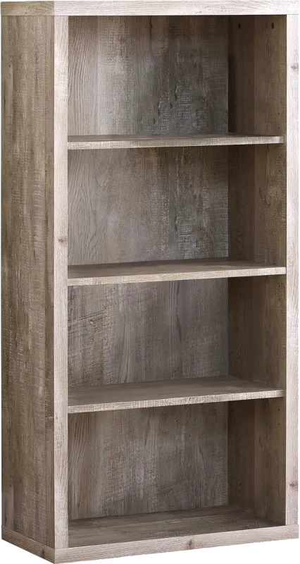 Laureston Taupe Bookcase