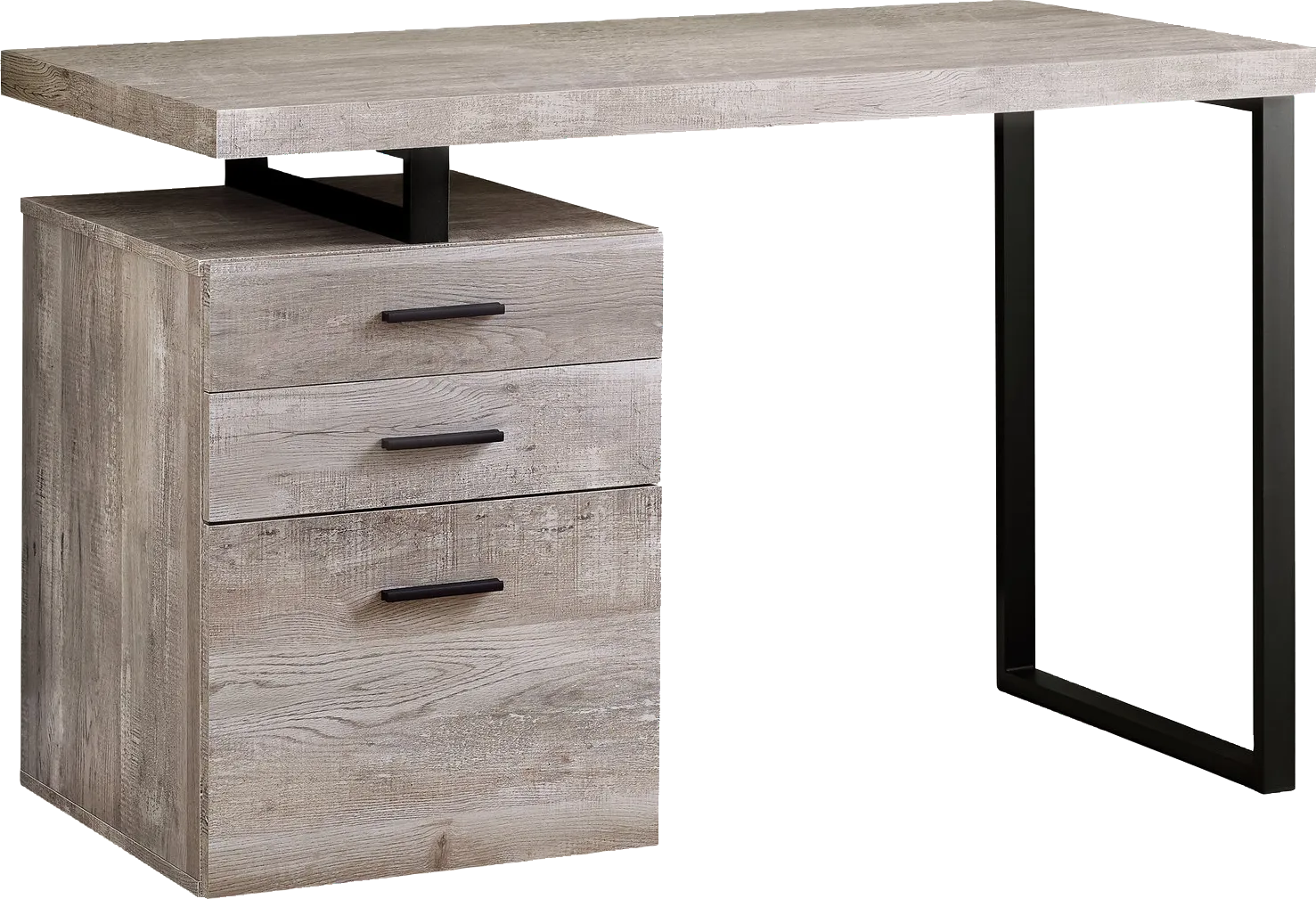 Windmier Taupe Desk - Thumbnail - Image 1