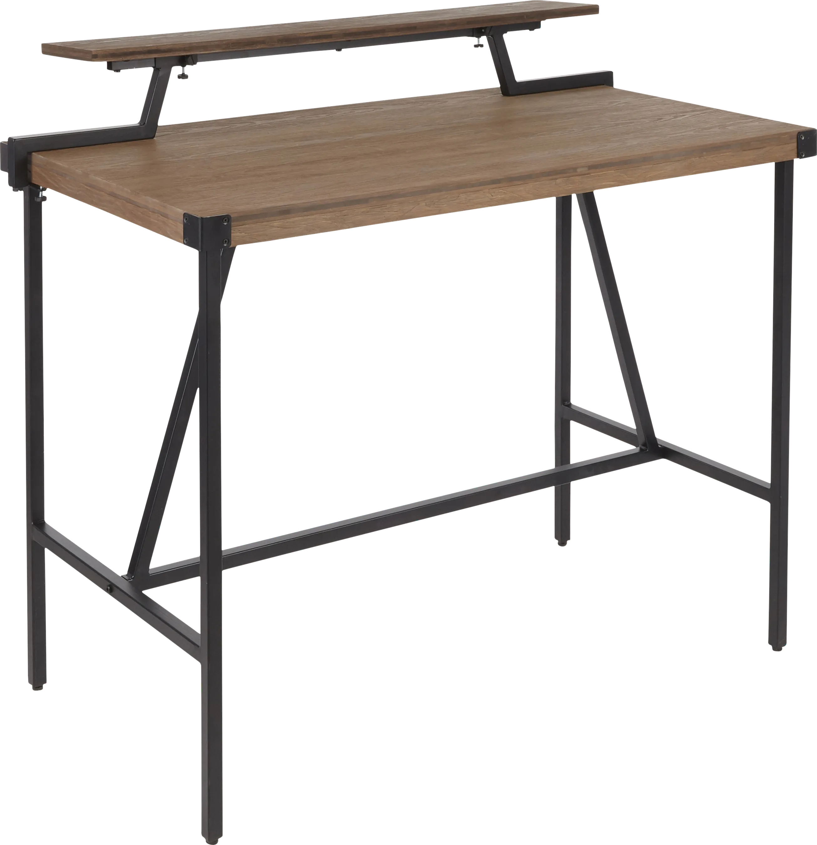 Asaff Brown Standing Desk - Thumbnail - Image 1