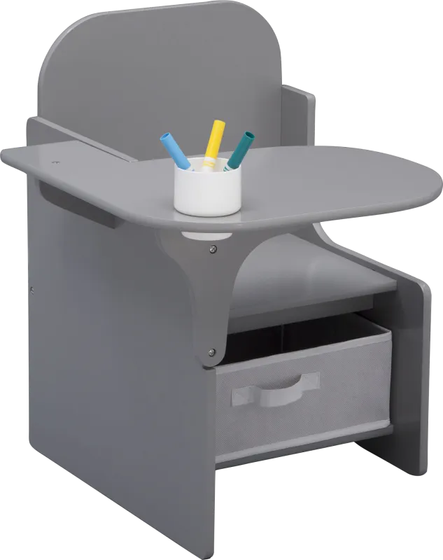 Kids Bentlee Gray Chair Desk