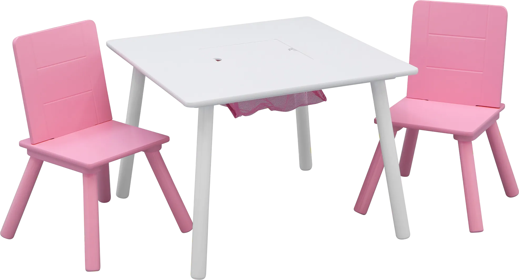 Kids Coloring Time White Table Set - Thumbnail - Image 1
