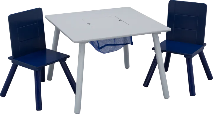 Kids Coloring Time Gray Table Set