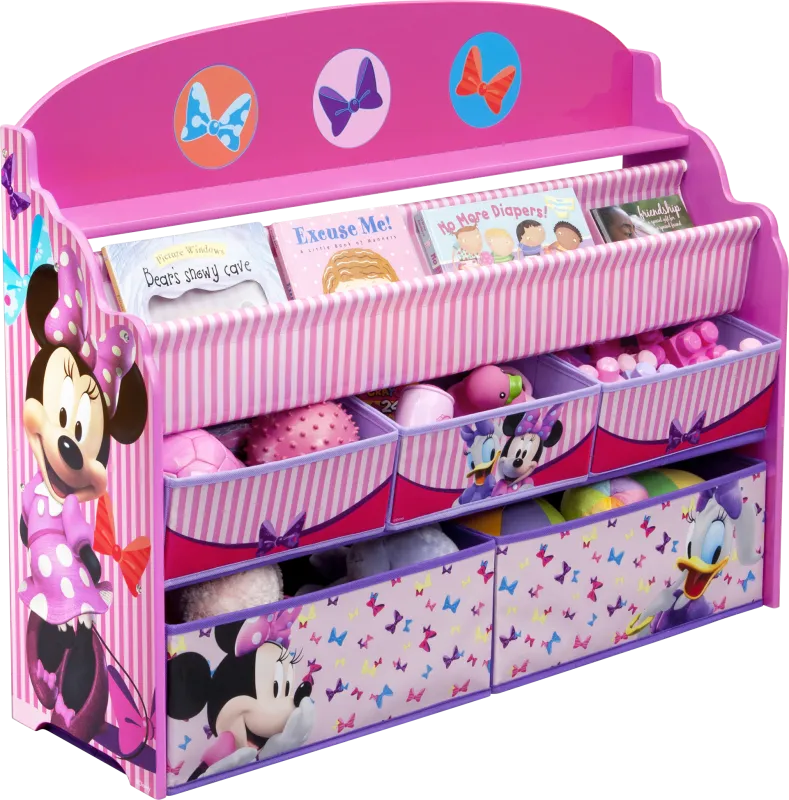 Kids Disney Minnie Mouse Pink Bookcase