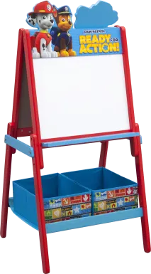 Kids Paw Patrol Blue Easel with Storage