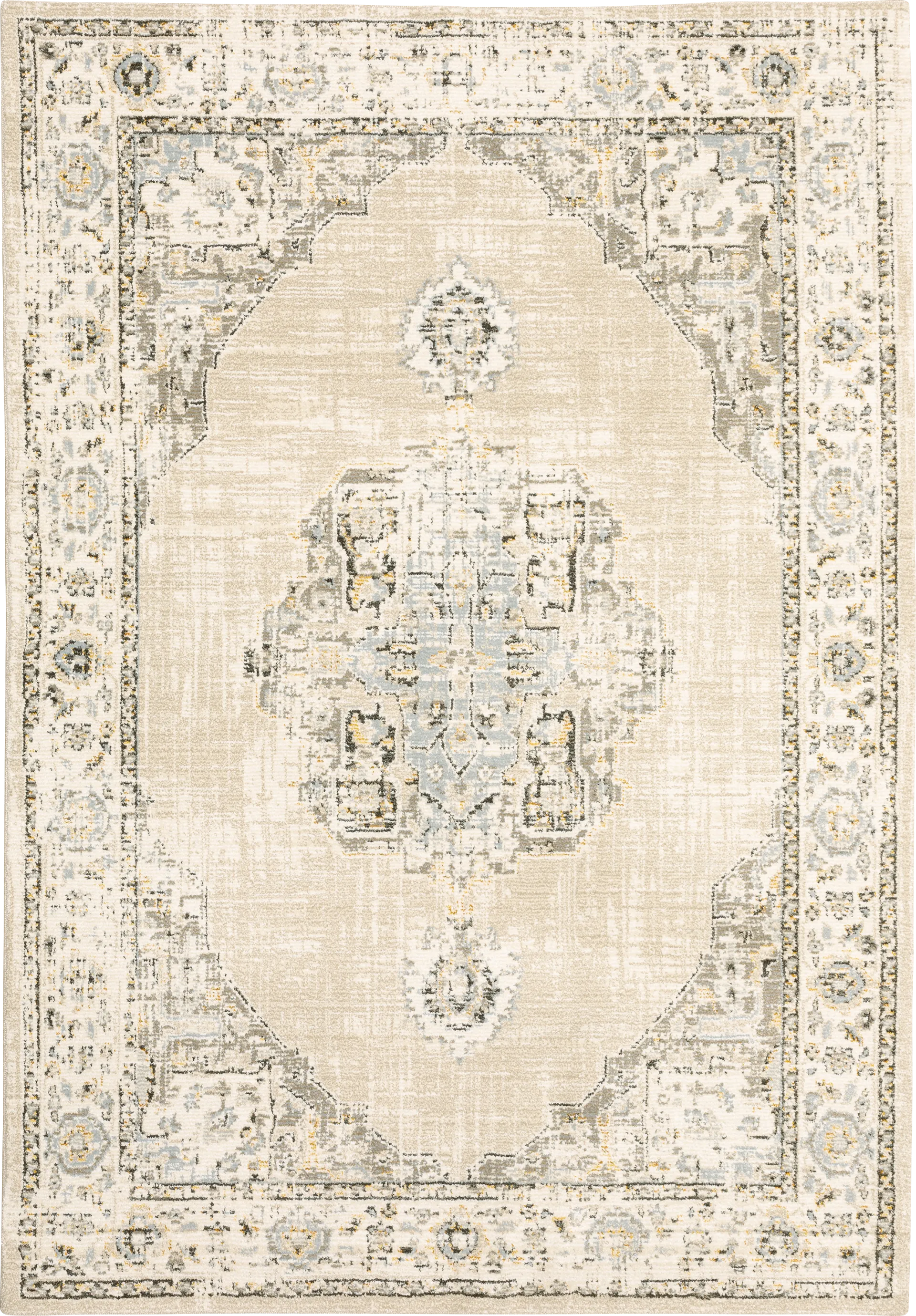 Alaisha Beige 7'10 x 10'10 Rug - Image 1