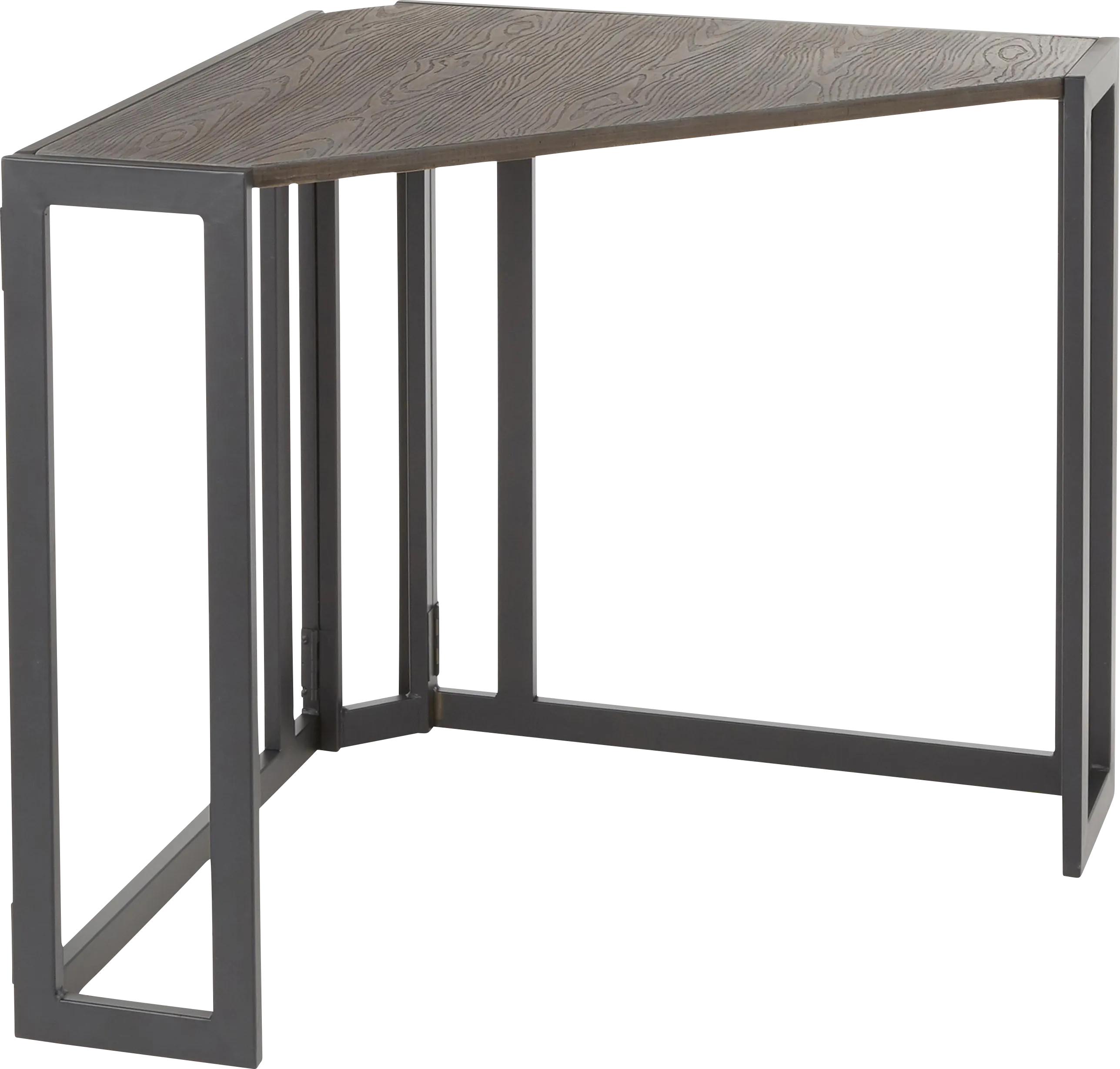 Paigefield Espresso Corner Desk - Thumbnail - Image 1