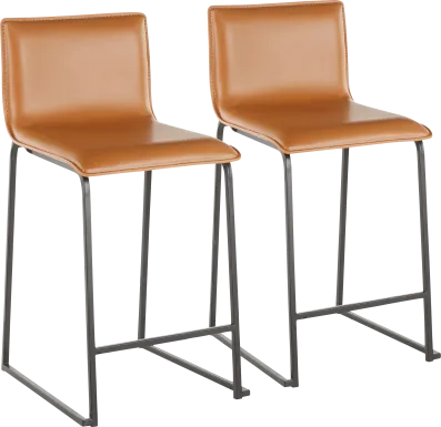 Dannelly Brown Counter Height Stool, Set of 2