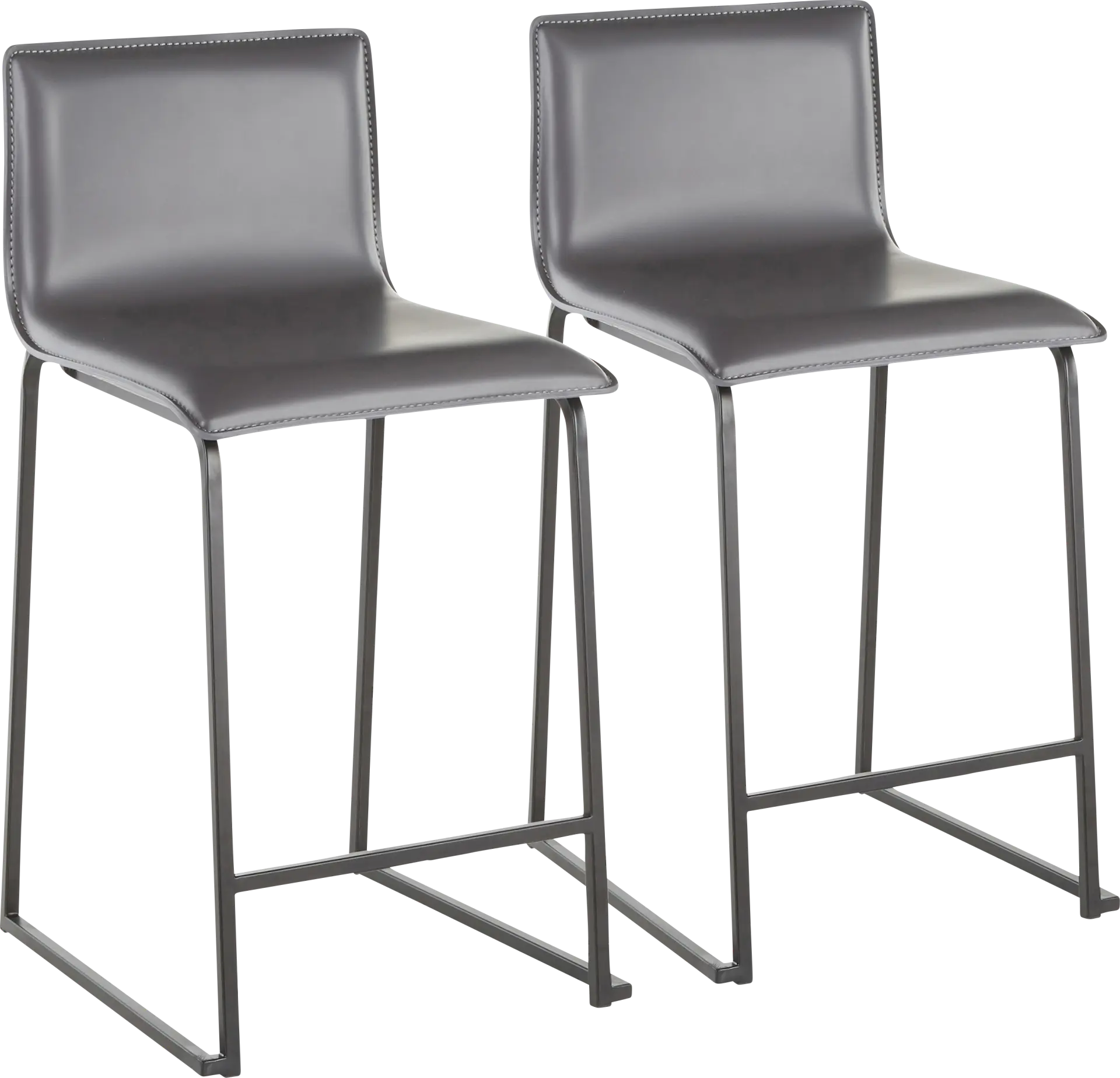 Dannelly Gray Counter Height Stool, Set of 2