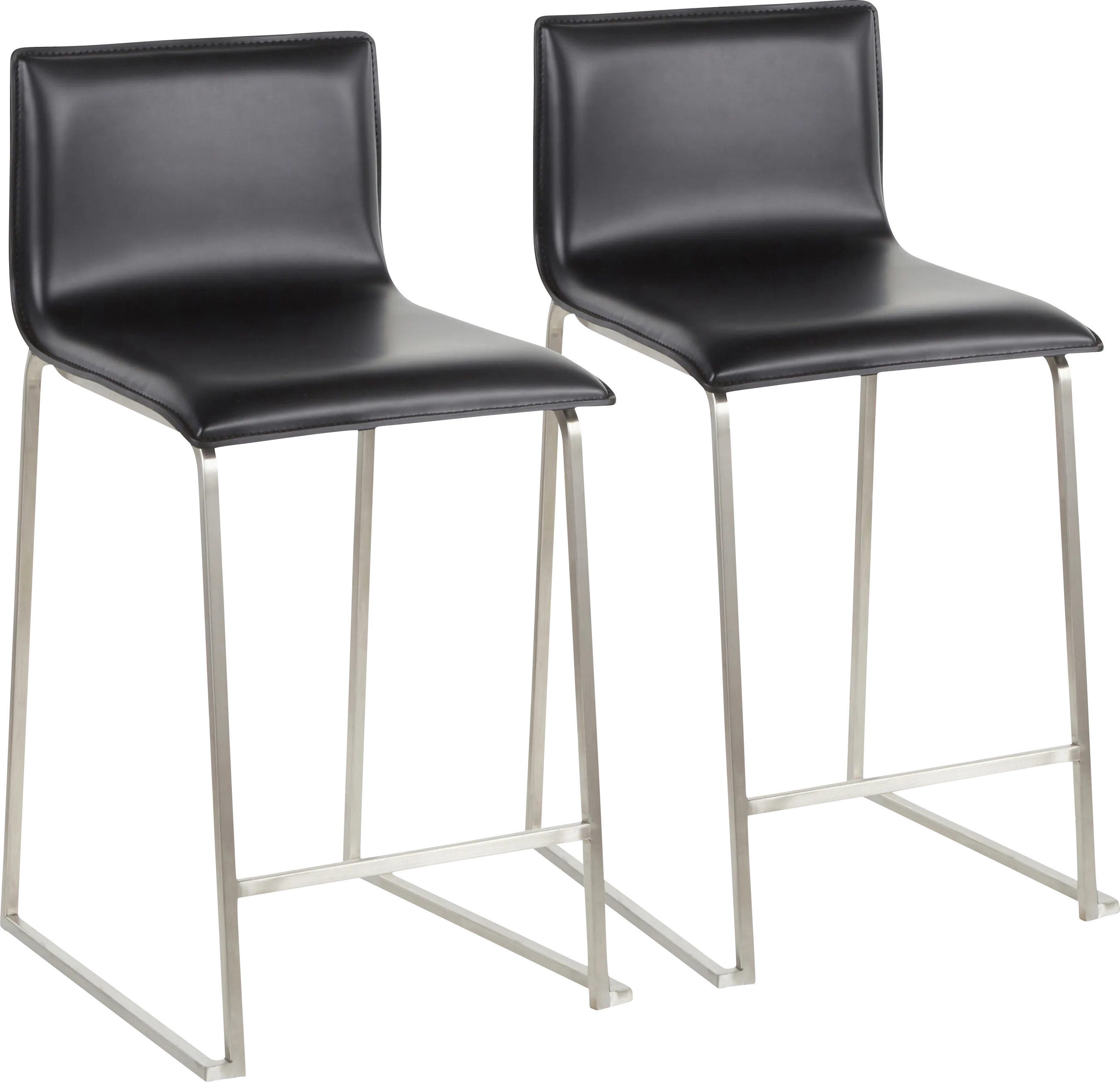 Dannelly Grove Black Counter Height Stool, Set of 2 - Thumbnail - Image 1