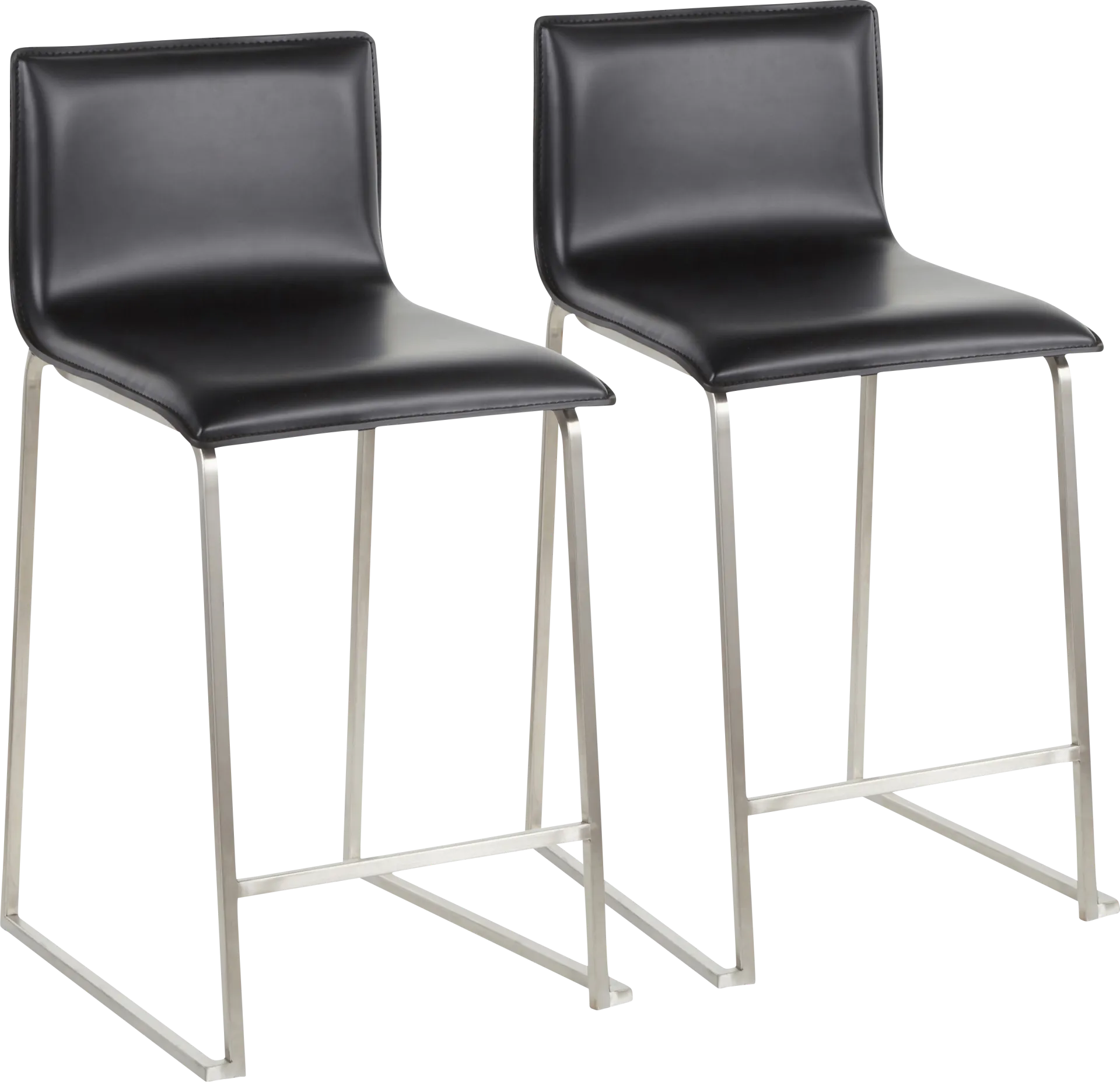 Dannelly Grove Black Counter Height Stool, Set of 2 - Image 1