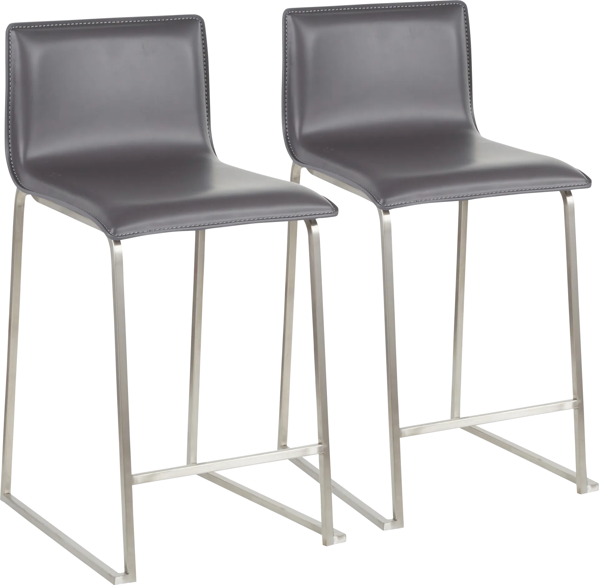 Dannelly Grove Gray Counter Height Stool, Set of 2 - Image 1