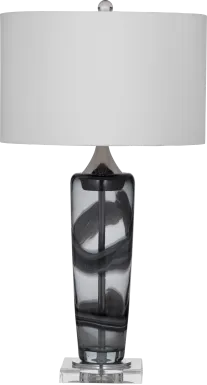 Canyon Way Gray Lamp