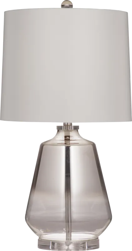 Flint Pond Gray Lamp