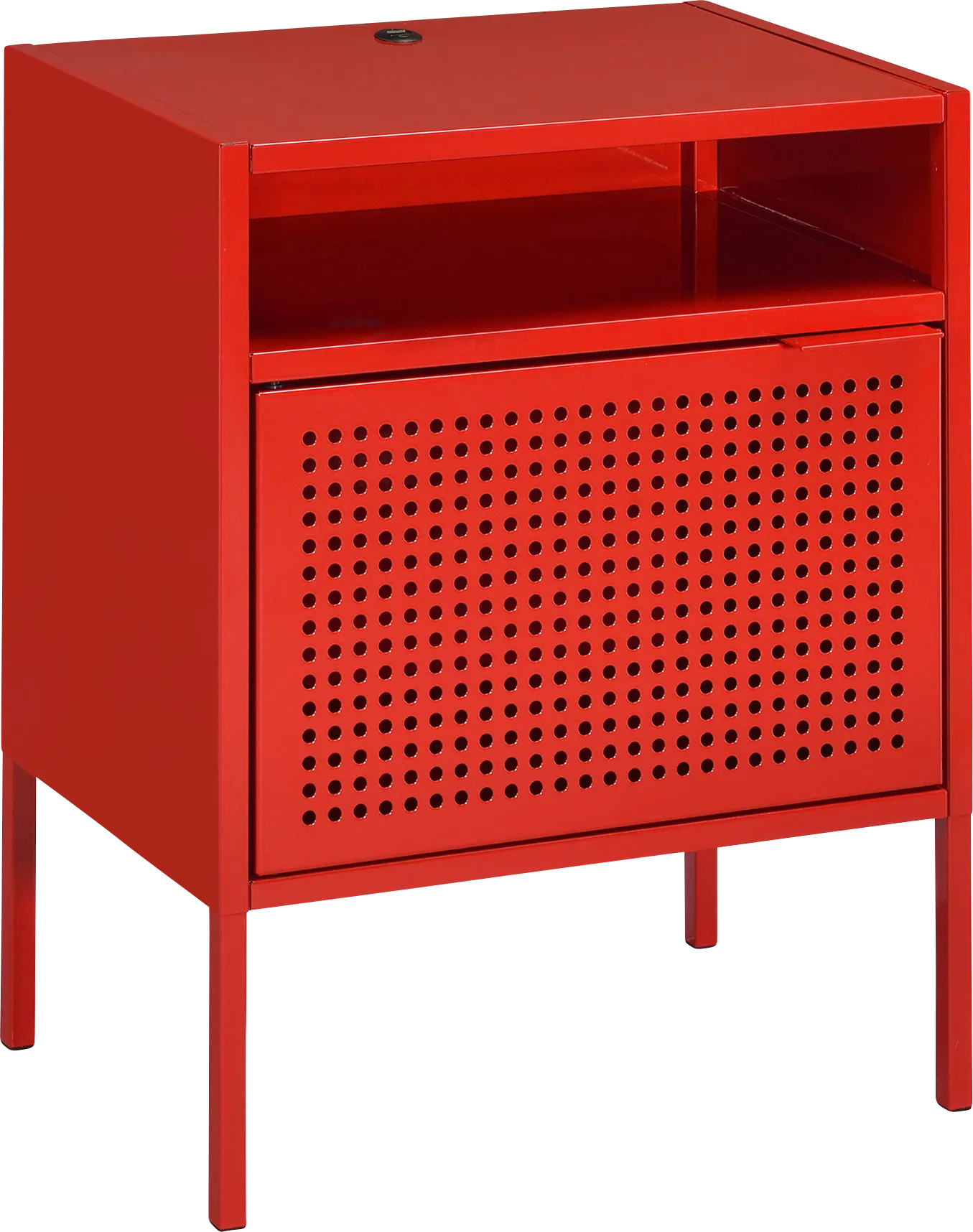 Hiett Red Accent Table - Image 1