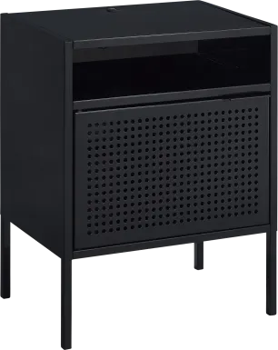 Hiett Black Accent Table