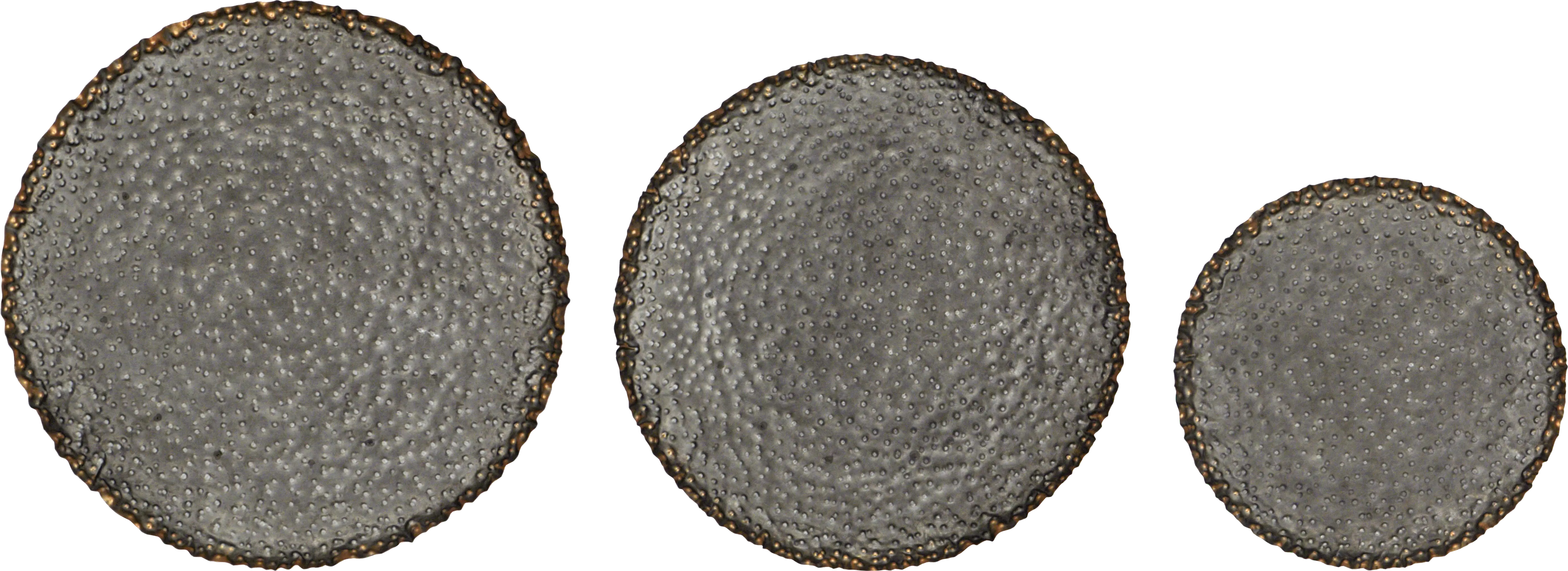 Pierse Metal Gray Wall Decor, Set of 3 - Thumbnail - Image 1