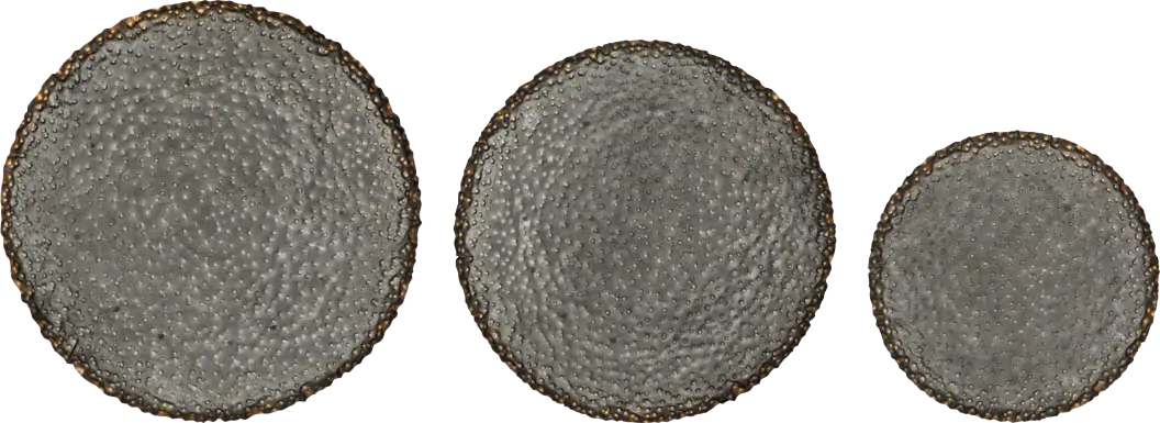 Pierse Metal Gray Wall Decor, Set of 3