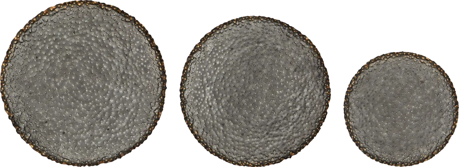 Pierse Metal Gray Wall Decor, Set of 3
