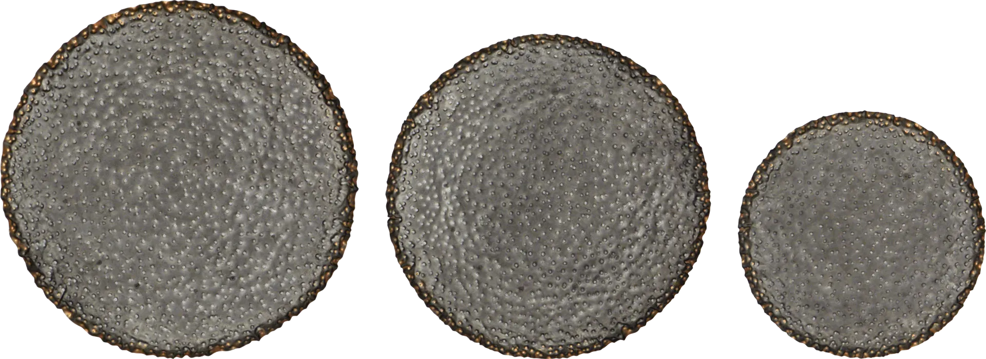 Pierse Metal Gray Wall Decor, Set of 3 - Image 1