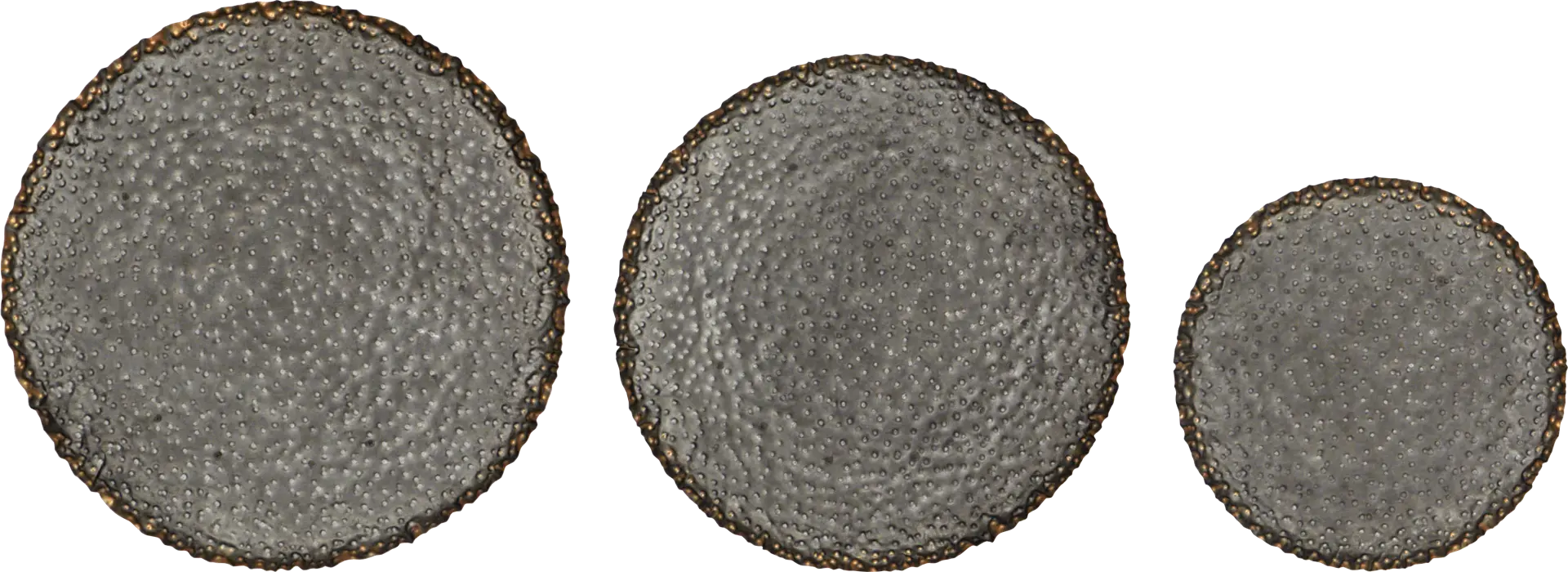 Pierse Metal Gray Wall Decor, Set of 3