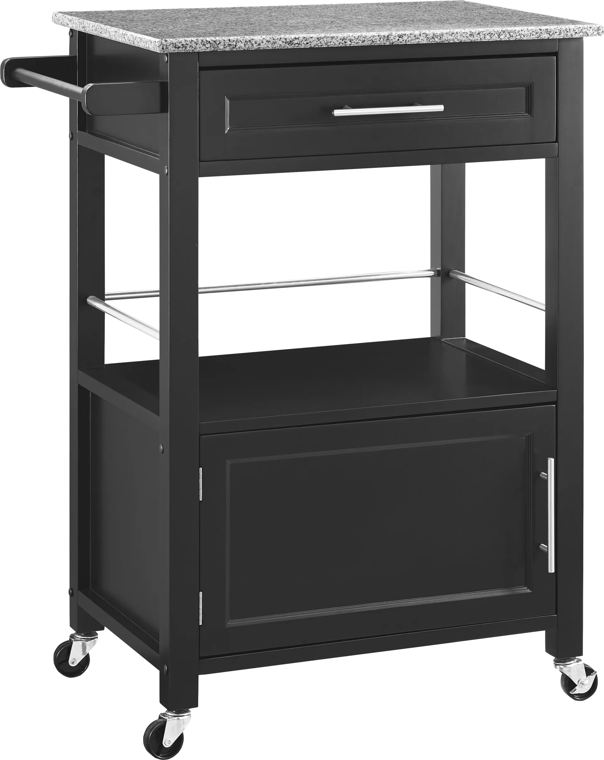 Marsuda Black Kitchen Cart - Image 1