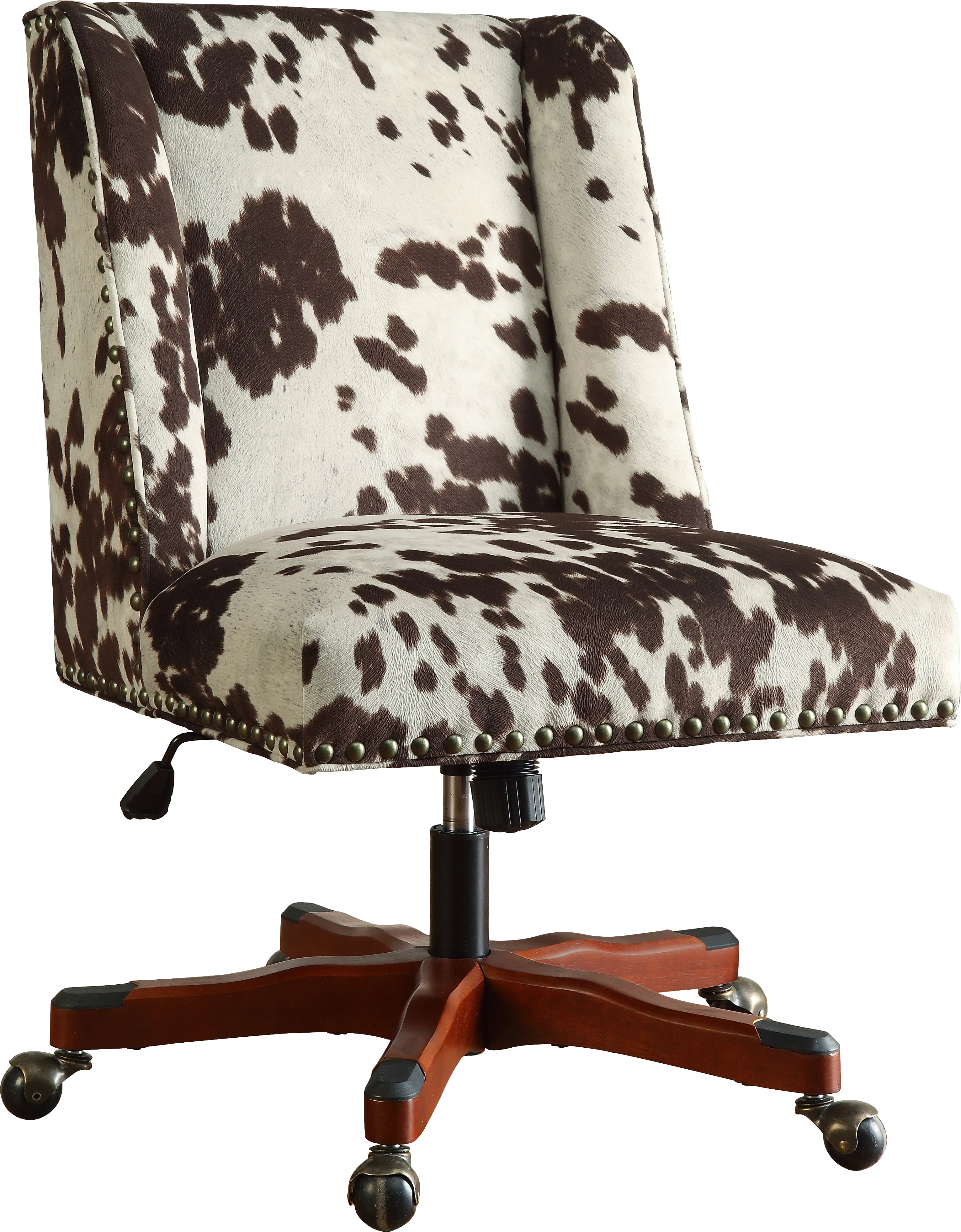 Dutson Brown Desk Chair - Thumbnail - Image 1