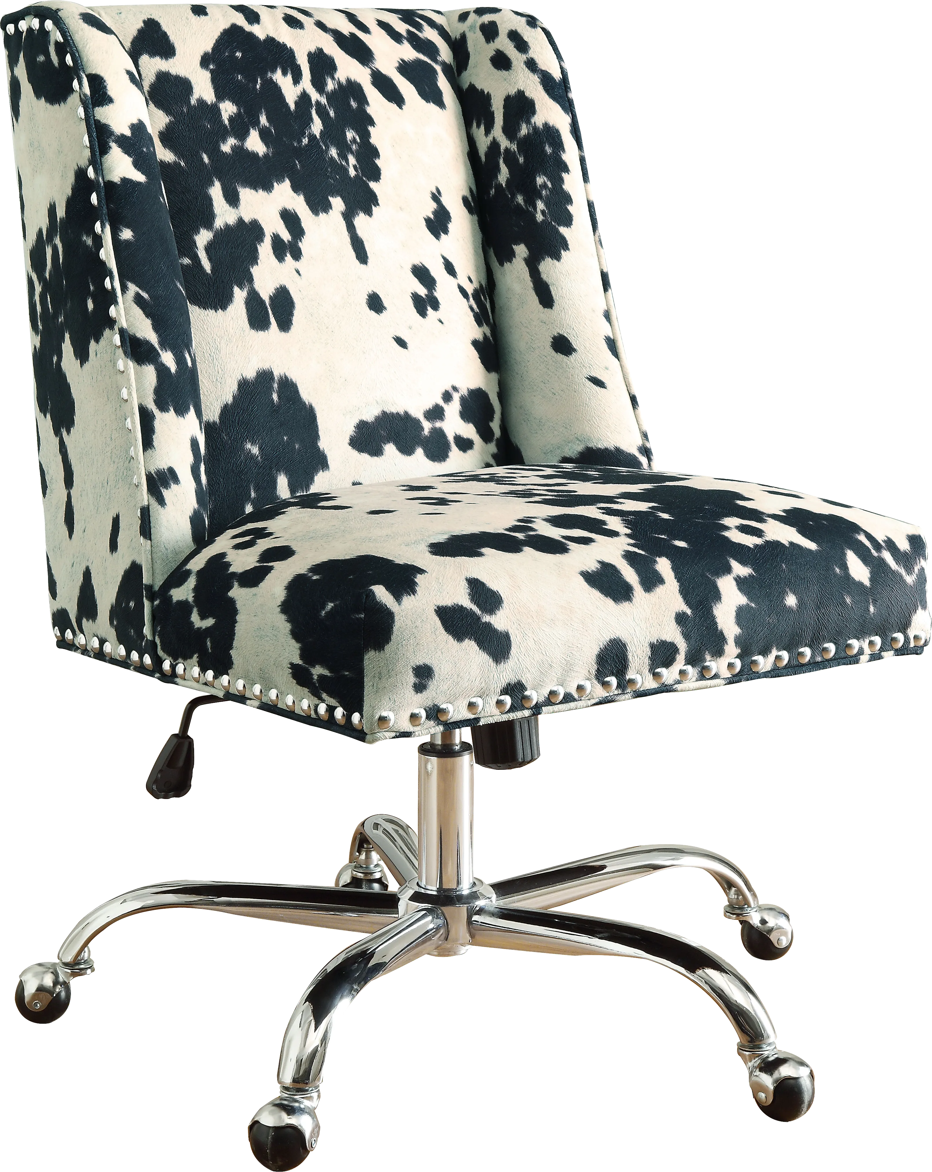 Dutson Black Desk Chair - Thumbnail - Image 1