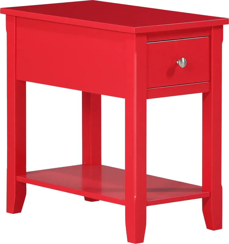 Ardale Red Accent Table