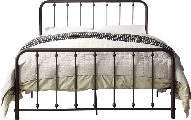 Lasula Brown Queen Post Bed