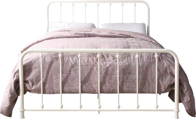 Lasula White Queen Post Bed