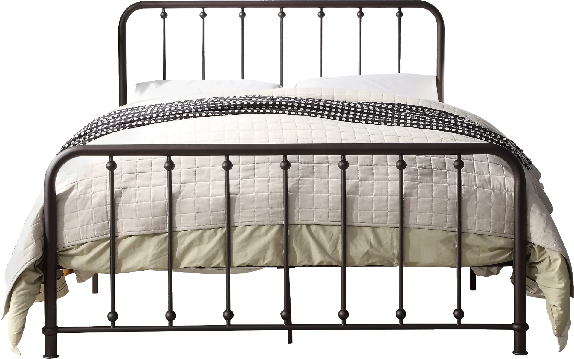 Lasula Brown Full Post Bed - Image 1