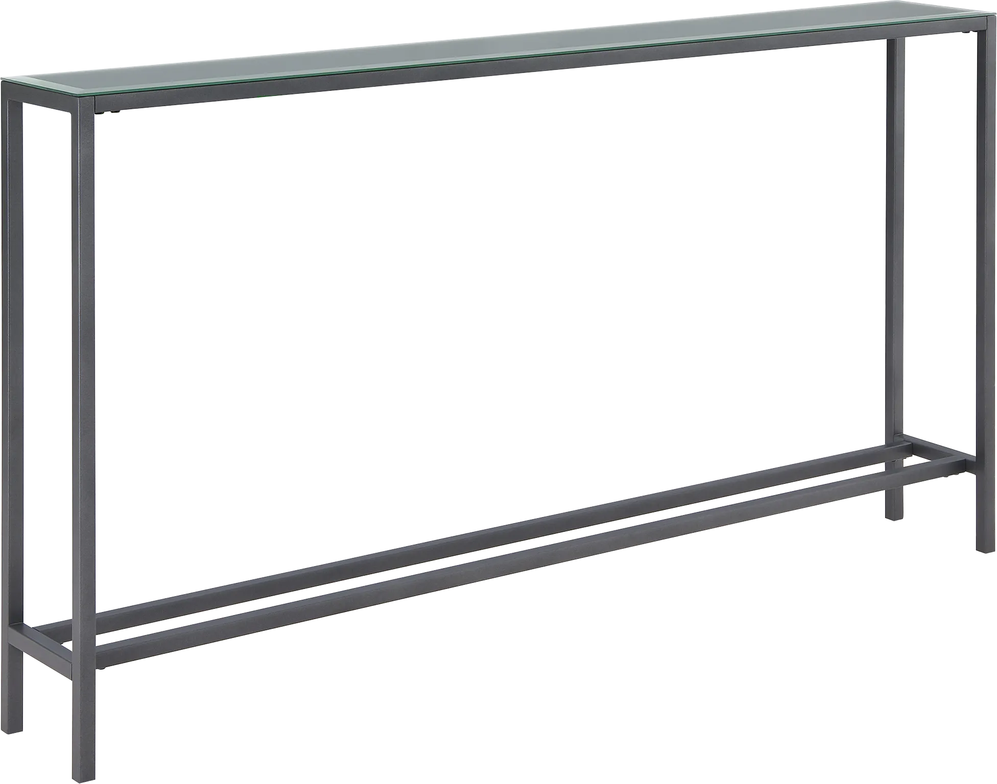 Desner Gray Console Table