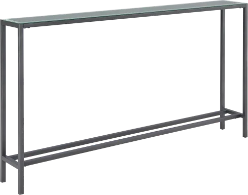Desner Gray Console Table