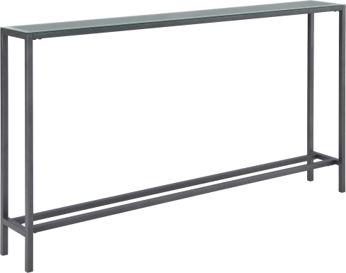 Desner Gray Console Table