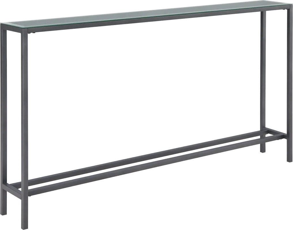 Desner Gray Console Table